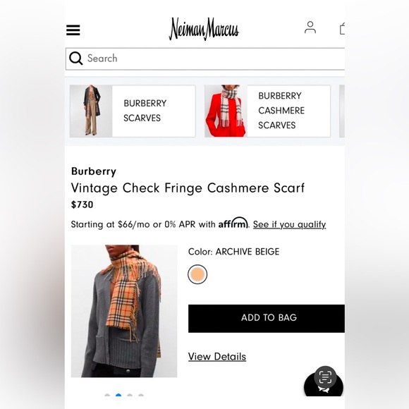 BURBERRY scarf, perfect condition, authentic, gorgeous, from Bergdorf - Picture 7 of 7